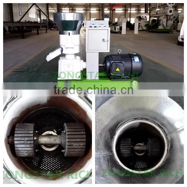 CE Certification Small Homemade Flat Die Wood Pellet Machine For Sale