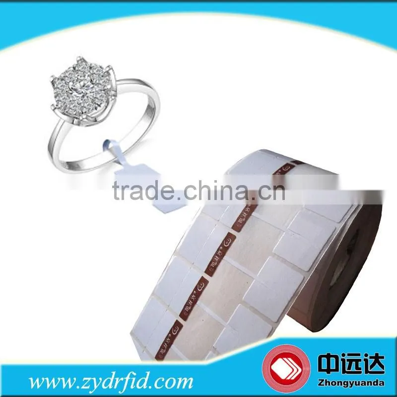 HF ISO 15693 RFID tag label RFID custom printed jewelry tags