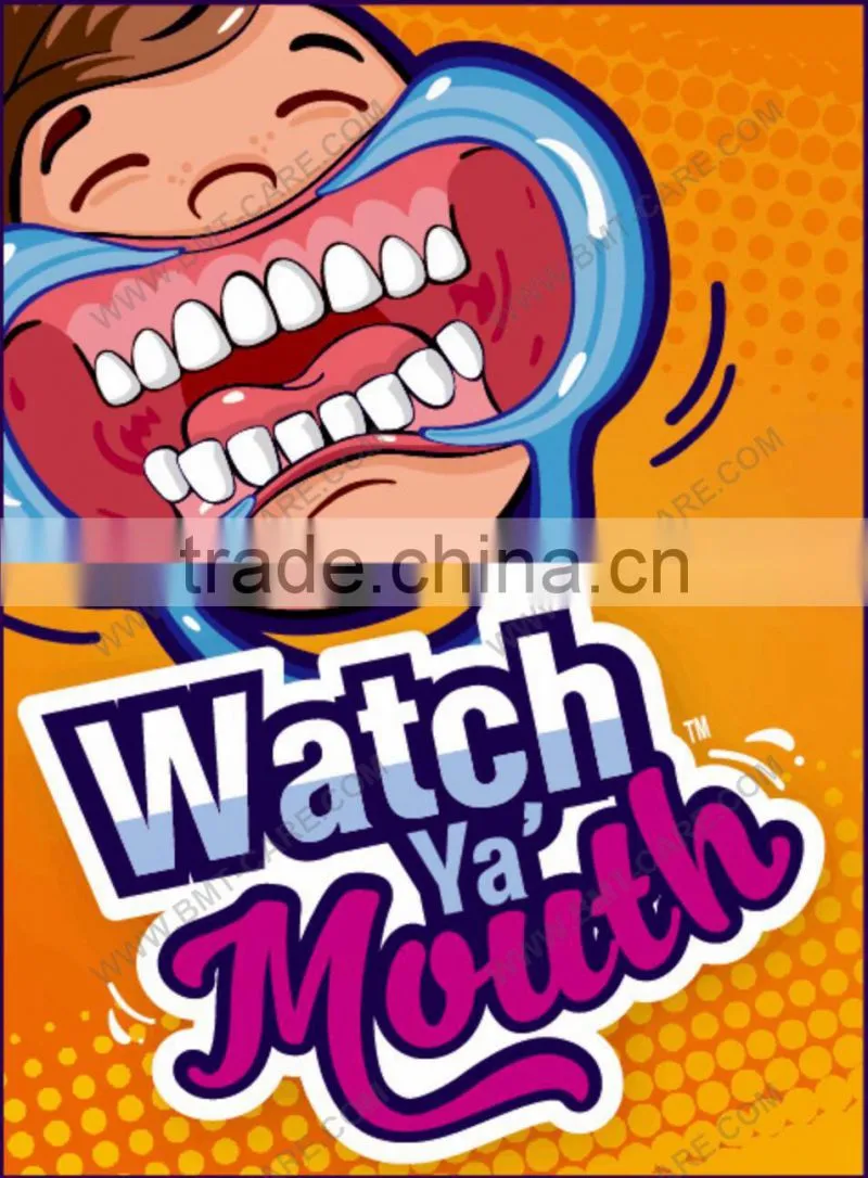 2016 Hotsale Watch Ya Mouth Speak Out Board Game C-SHAPE FDA/CE Aproved