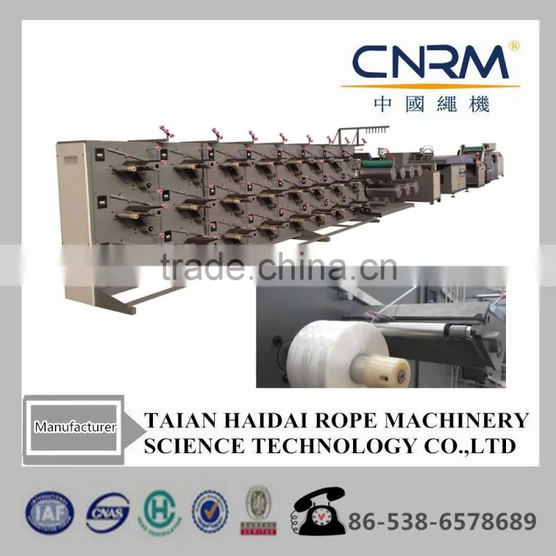 Agriculture packing split film twine extruder machine for sale