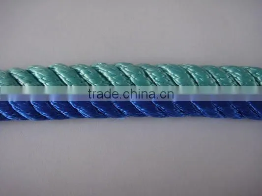 3-strand twist hi-tenacity pp danline rope