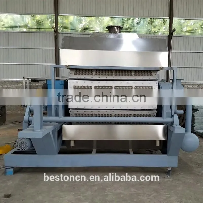 pulp moulding 1000pcs/h paper egg tray making machine manufacturer