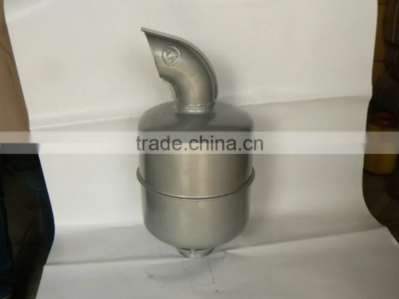 farm machinery single cylinder diesel engine parts S195 silencer muffler