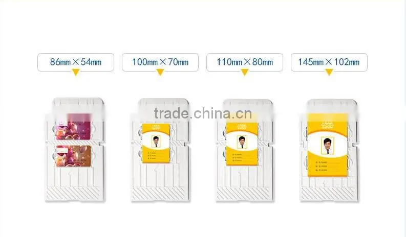 Factory wholesale PVC Crad printer with 4sizes printing