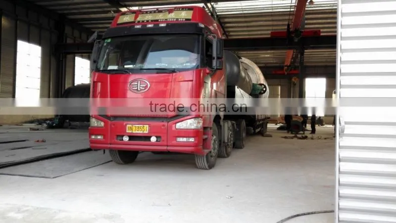 2015 Up-dated Easy Installtion Rubber To Oil Refinery Pyrolisis Machinery 15TPD