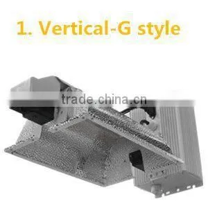 hydroponics double ended reflector with ballast /1000w de lighting fixture/ de complete lighting fixure
