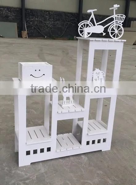 WPC Multi Functional Flower Pot Shelf