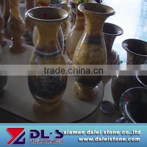 Natural stone flower vase,flowerpot for decoration(CE+factory)