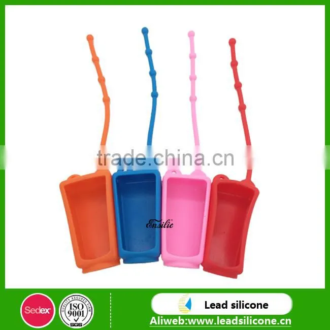 Siliocne Hand Sanitizer Silicone Holder with Plain colour