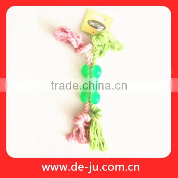 Colorful Cotton Rope Plush Pet Toy For Dog