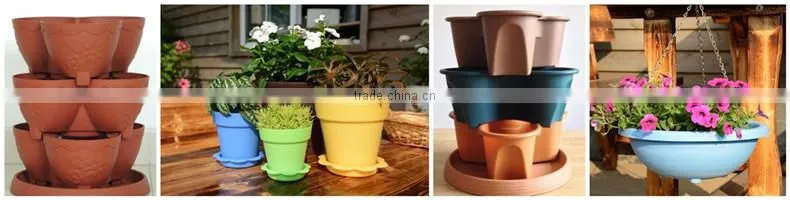 plastic flower pot outdoor flowerpot for garden