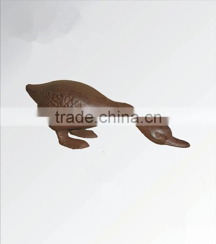 decorative cast iron metal duck
