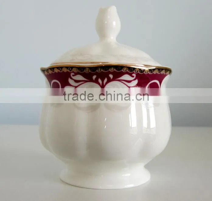 Porcelain tea sets High quality bone china coffee cups set ceramic coffee cup and saucer wedding gift 17pcs tea set