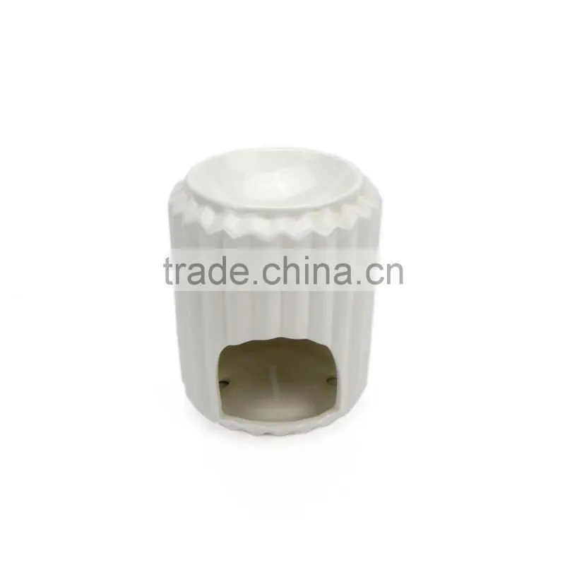 2016 Eco-Friendly Elegant White Home Decorative Ceramic Hollow Oil Burners