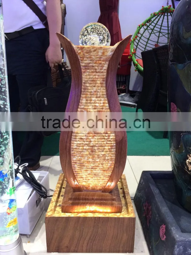 fengshui ball resin water fountain,home craft