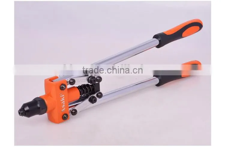 Heavy duty double hand riveter tool