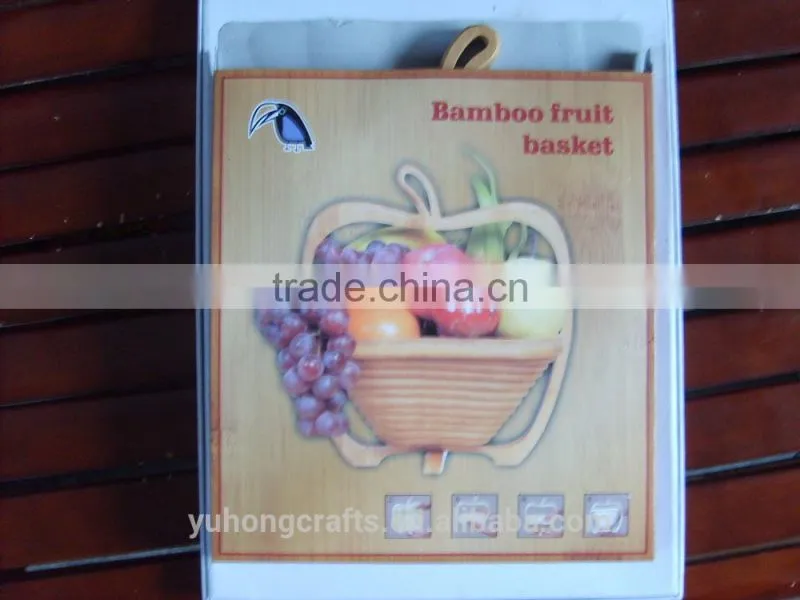 Chinese fruit bamboo basket for sale