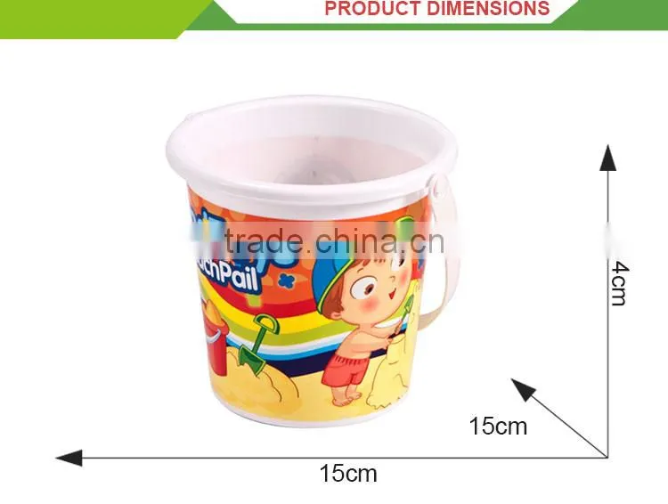 Good quality outdoor toy cheap beach bucket