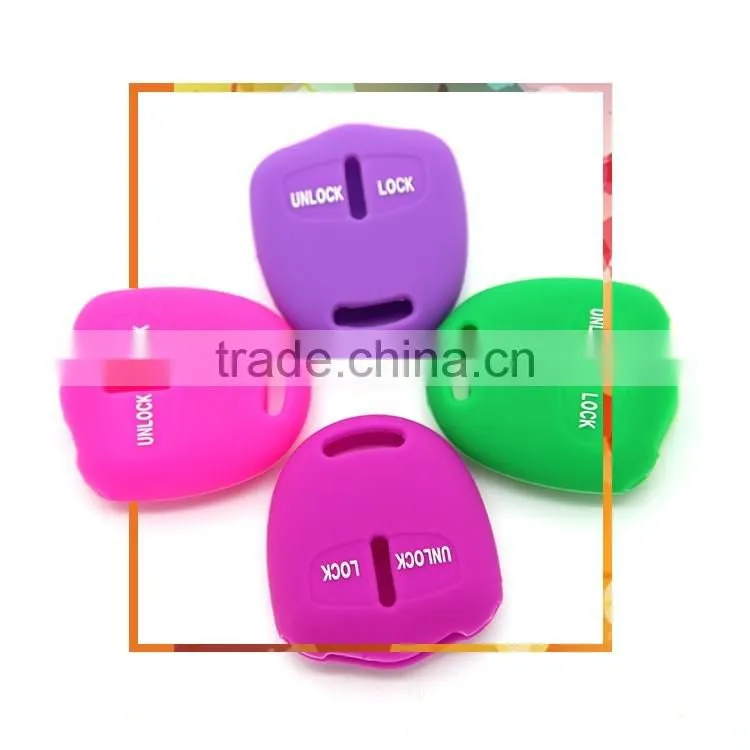 nice colors custom design protective soft silicone remote key cover