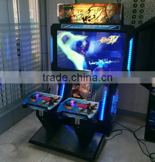55 inch 3D monitor arcade coin operated 3D street fighter 4 arcade video boxing machine Mongolia street fighter 2 arcade