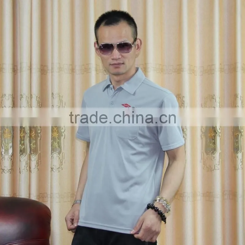 Custom 100% Polyester Dry Fit Mens Quick Dry Polo Shirt Wholesale sport polo shirt