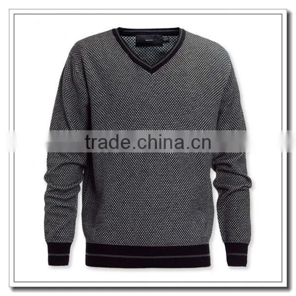 2014 New Design cashmere sweater for men