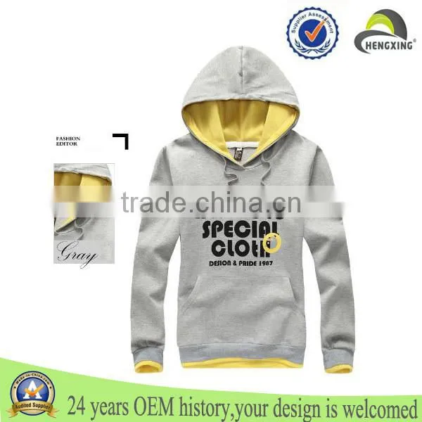 2015 New fashion spring & autumn cotton sweatshirt and hoodies for men
