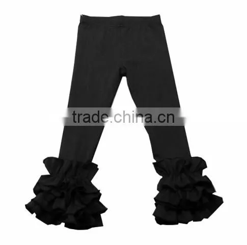 2016 boyi floral pattern icing pants baby girls legging pants kids girls clothing whosale