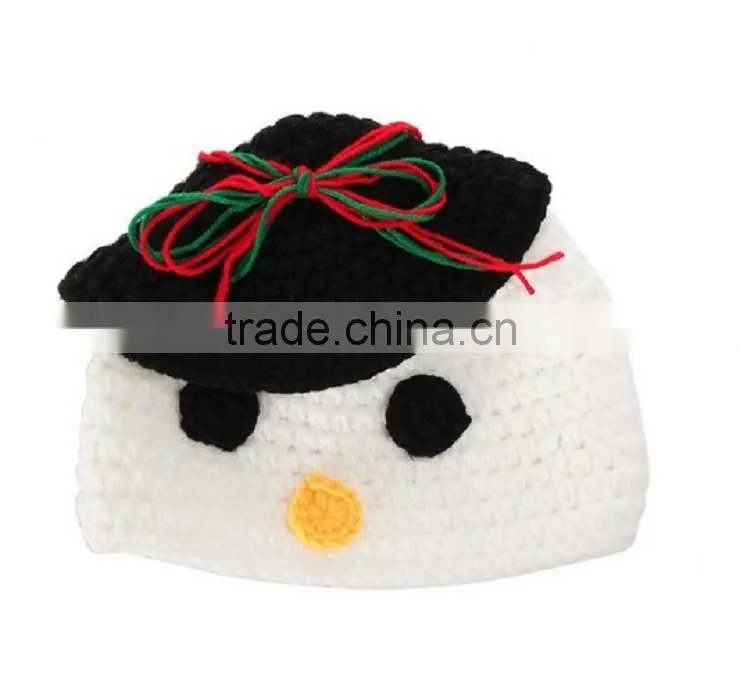 Lovely combed cotton baby hats newborn animal design baby beanie hat funny crochet baby hat