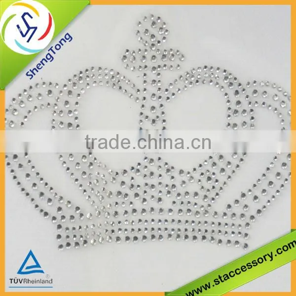 high quality hot fix rhinestone motif/hot fix motif