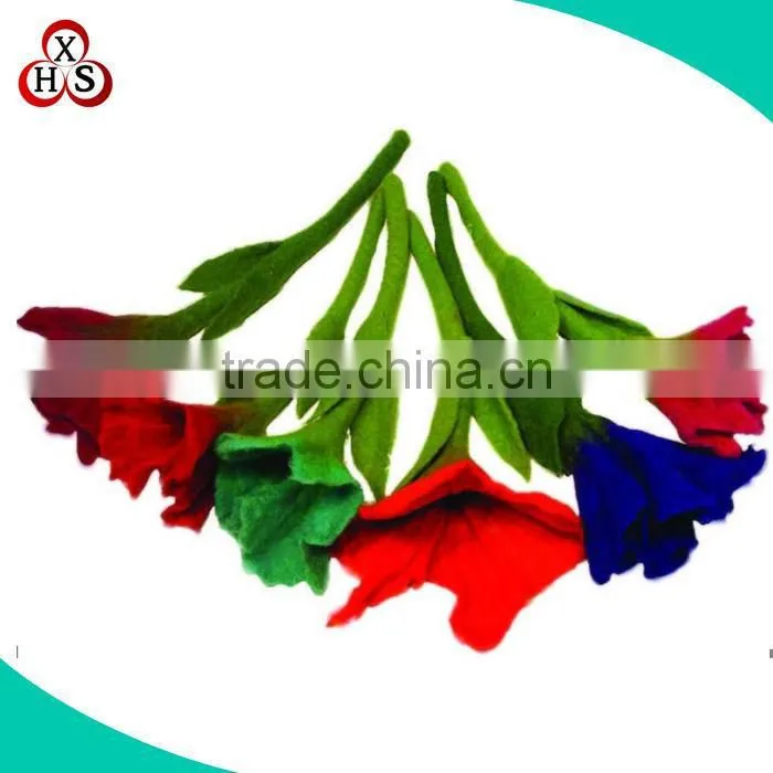 Hot sale custom cute handmade wholesale felt flowers