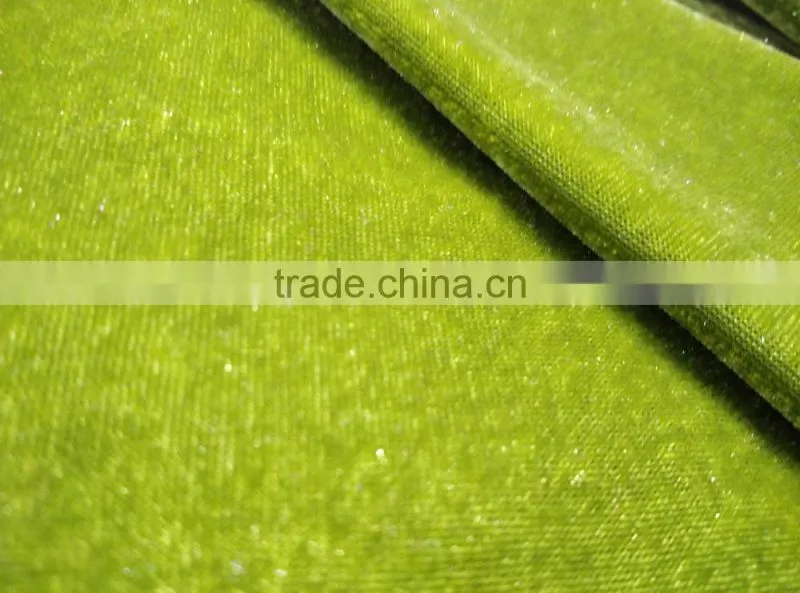 100% polyester wholesale spun velvet fabric for sofa cover