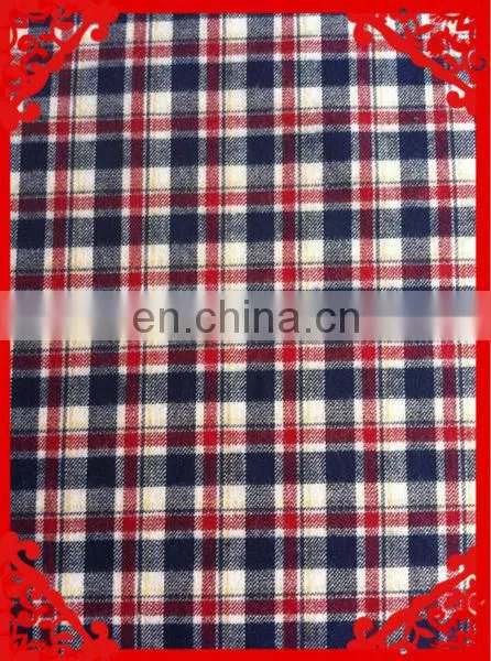 2014 fashion latest new Italy design pattern 100%cotton poplin check cvc t/c yarn dyed fabrics for shirt