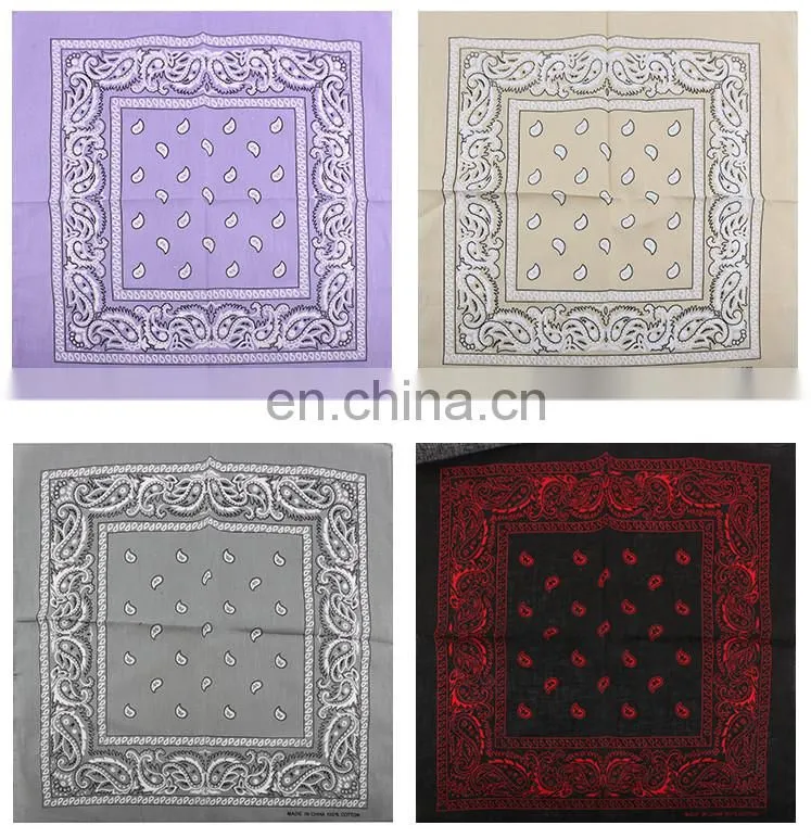 22 Colors Available Men and Women Cotton Cheap Cycling Bandana