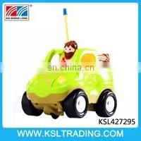 Cartoon animal radio control car snail toy with light and music