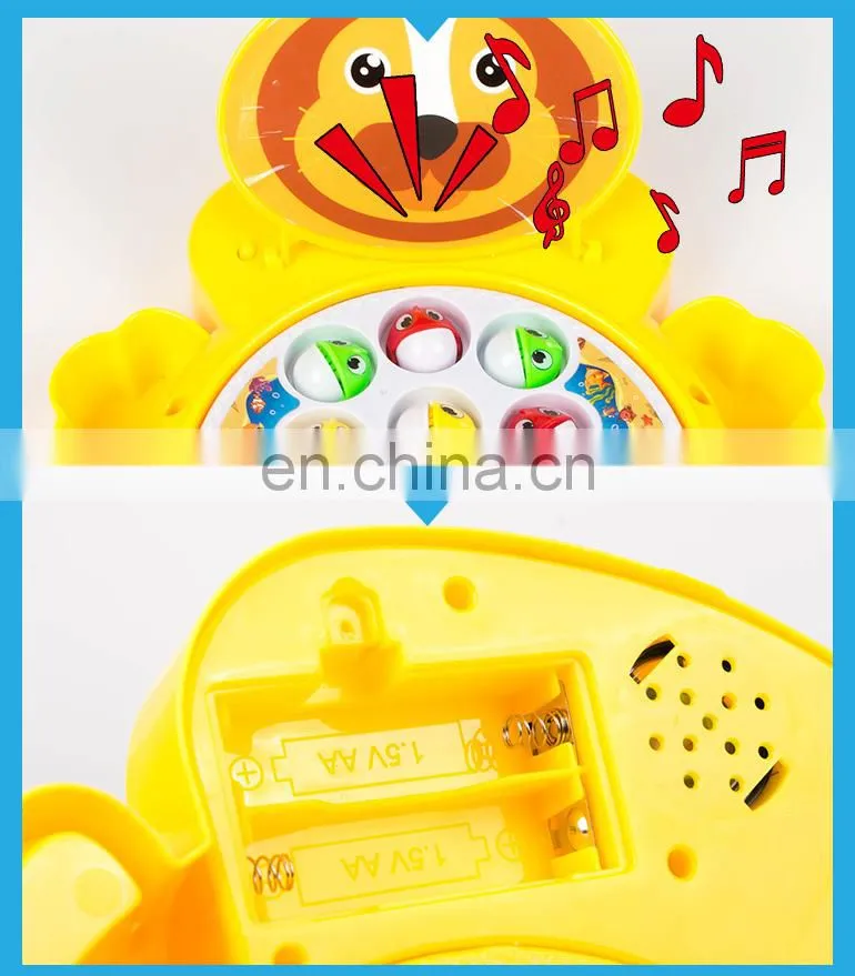 wholesale educational electric tiger fishing game toys baby with low moq