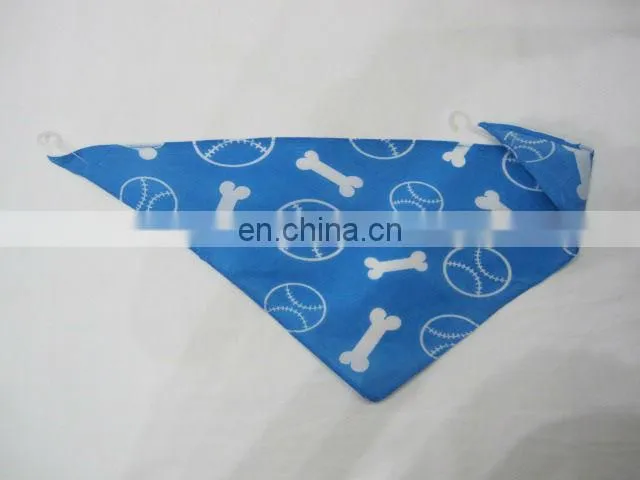 Custom design meisai printed pet triangle bandana cheap cotton pet triangle scarf