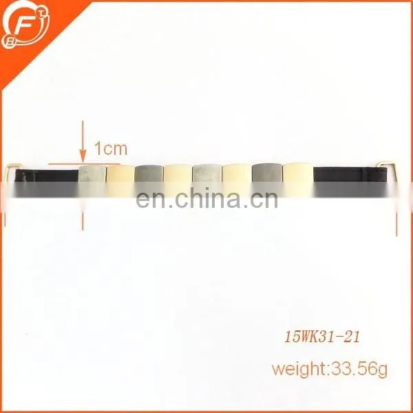 2016 newst fashion high quality imitation gold metal chain trim for garment