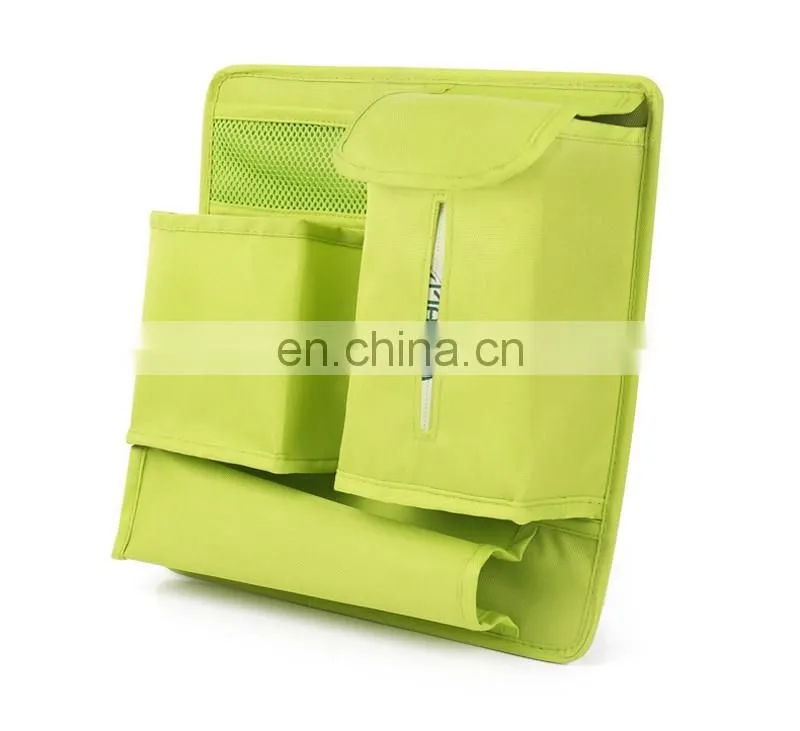 High quality applied car seat organizer with tissue pocket