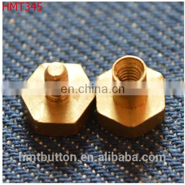 metal screw & stud for leather bag