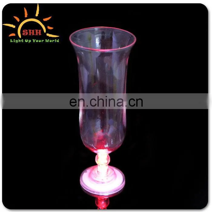 bar accessary decorating idea led hurricane glass plastic for party