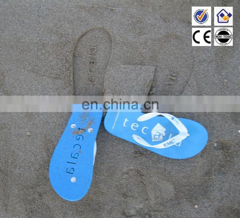 hot selling promotional die-cut logo design flip flops