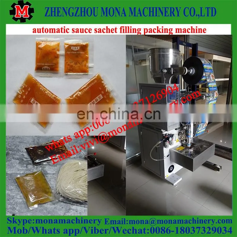 liquid fruit jam sachet packing machinery ,chili sauce making machine