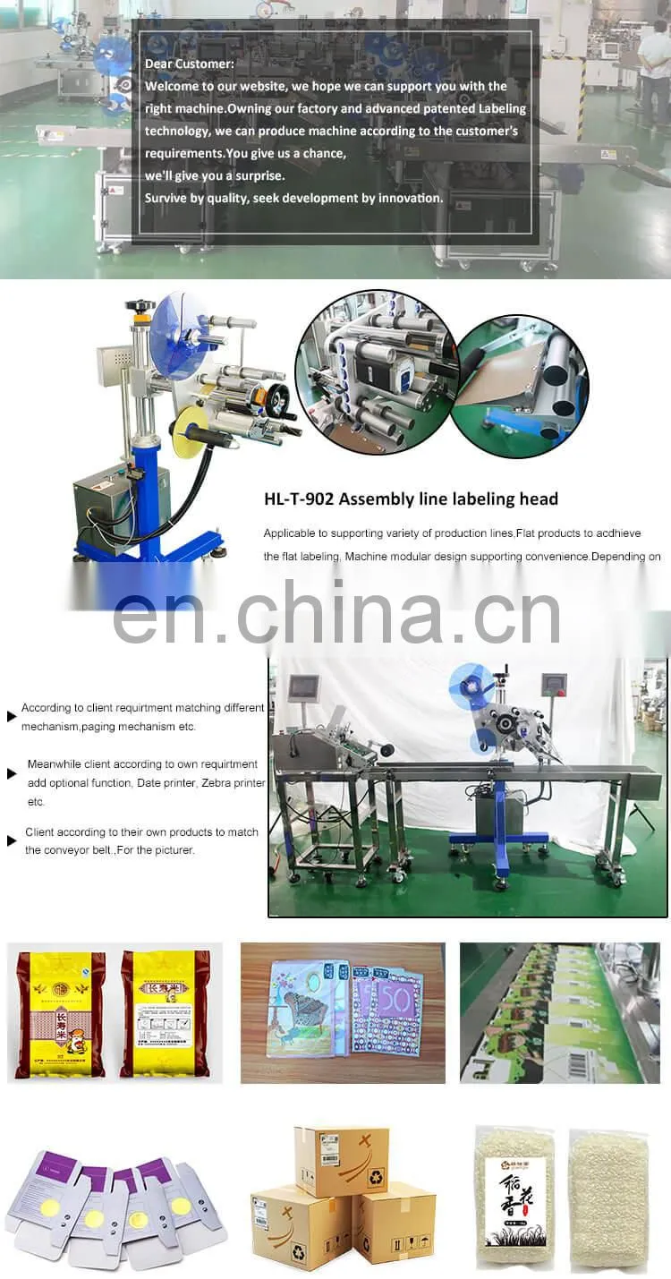 Labeling Machine Being Able to Connect Production Line , Top Surface Labeler Heads
