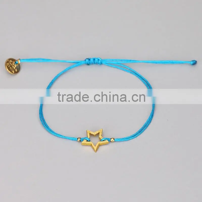 simple elephant charm rope bracelet, elephant charm friendship bracelet