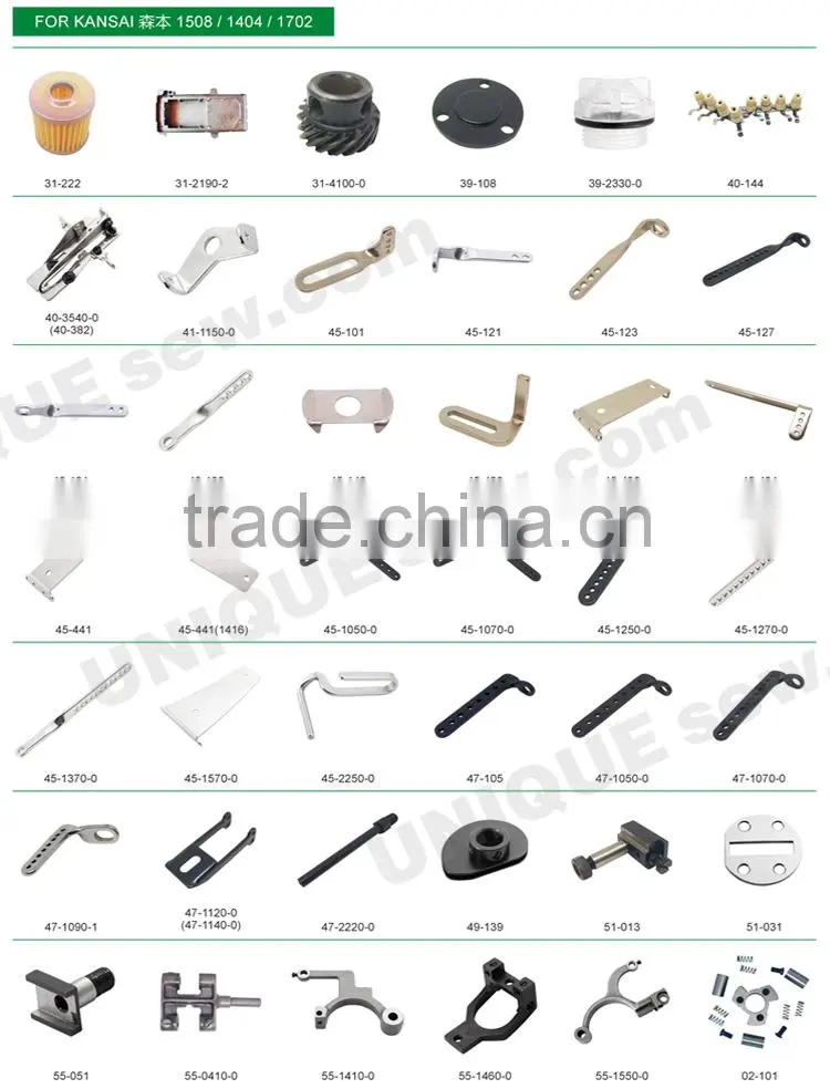 Sewing machine spare parts for KANSAI machine