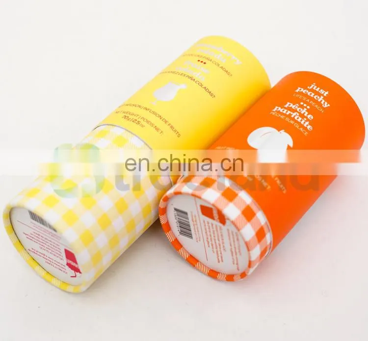 Fancy cylinder paper christmas gift box packaging