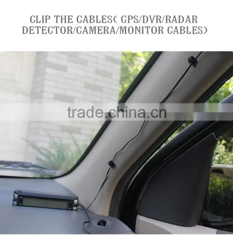 Factory direct selling 3m plastic car cable clip