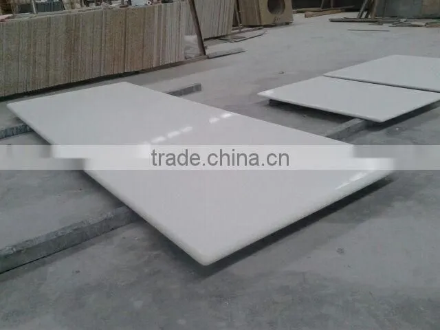 White Kitchen Quartz Tops, Quartz Island Tops