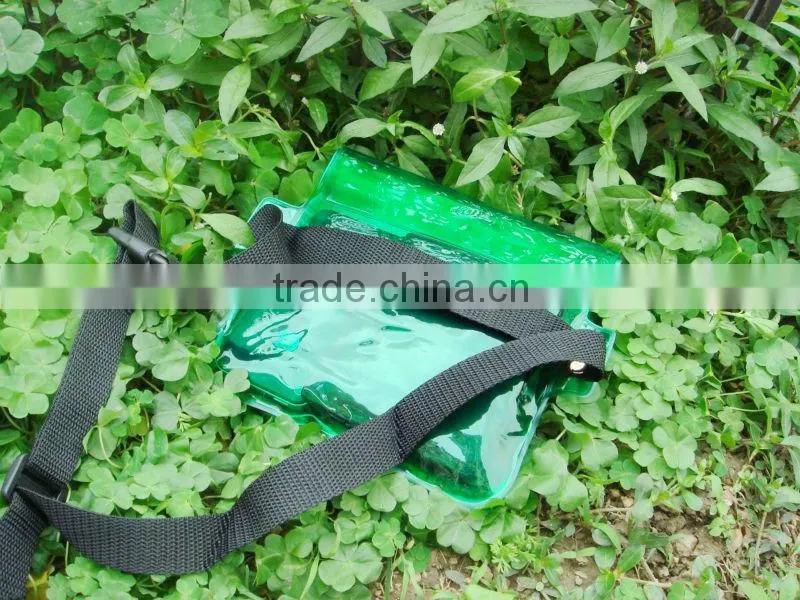 2013 inflatable plastic waterproof waist bag for Aquatic park hotspring swimming pool sports